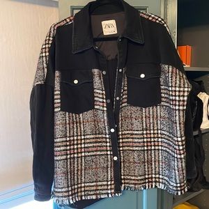 Zara shirt jacket